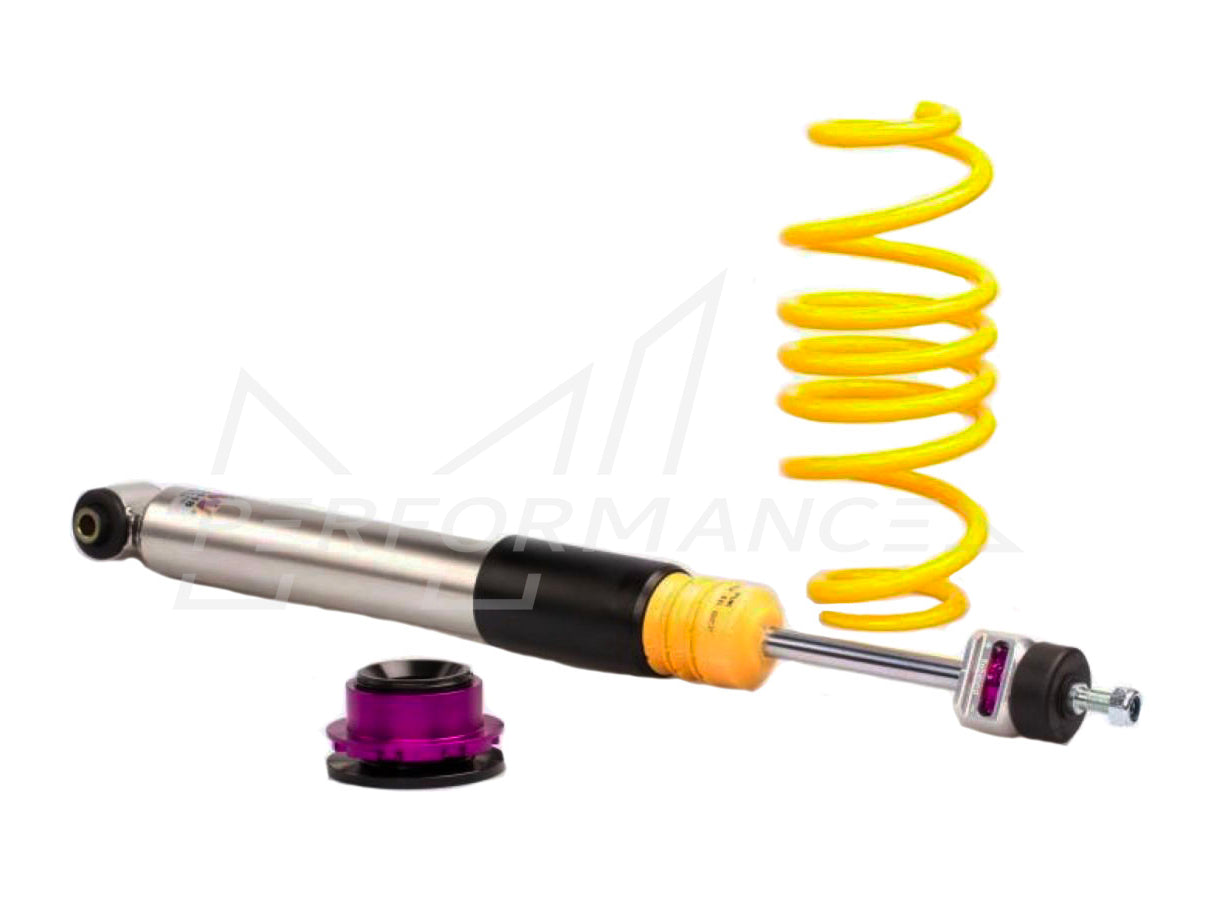 KW SEAT VW COILOVER VARIANT 3 INOX (Leon, Leon SC, Cupra R, Cupra, Golf MK7, Golf GTI & Golf R) - ML Performance UK