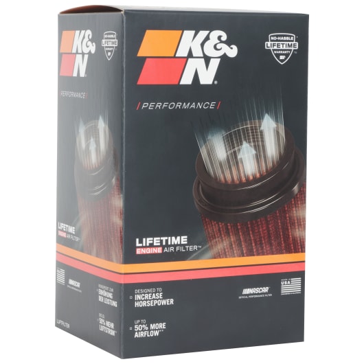 K&N Universal 4" Flange Clamp-on Conical Air Filter - ML Performance UK
