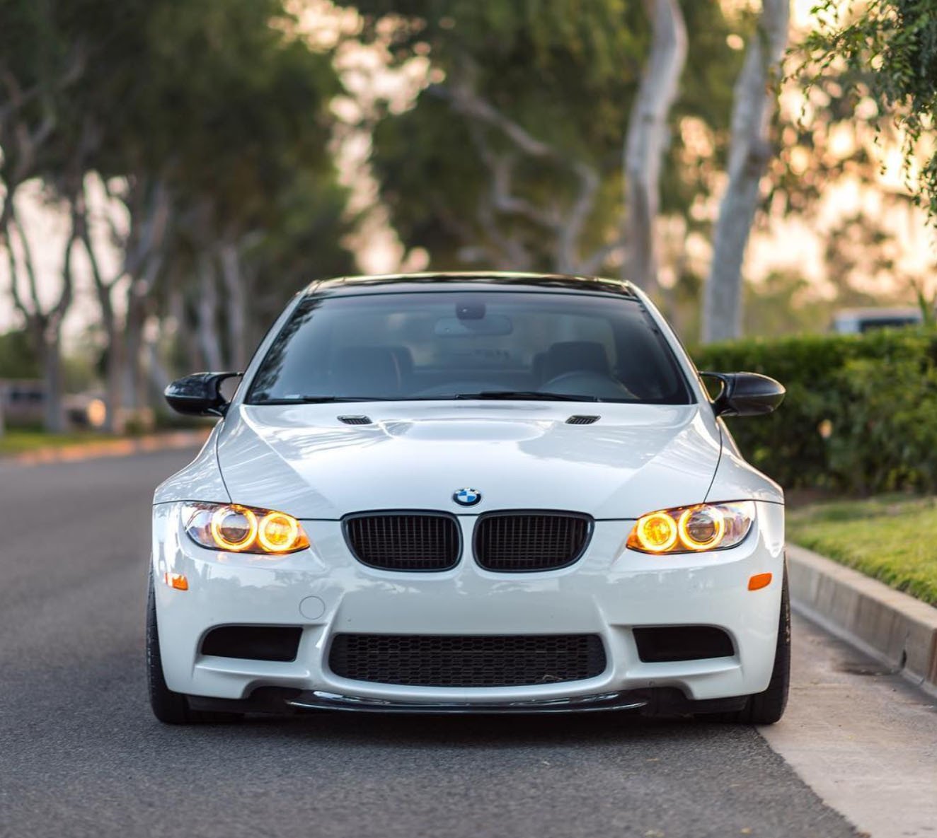 LUX BMW E90 LCI HALOGEN V3 Angel Eyes ML Performance UK