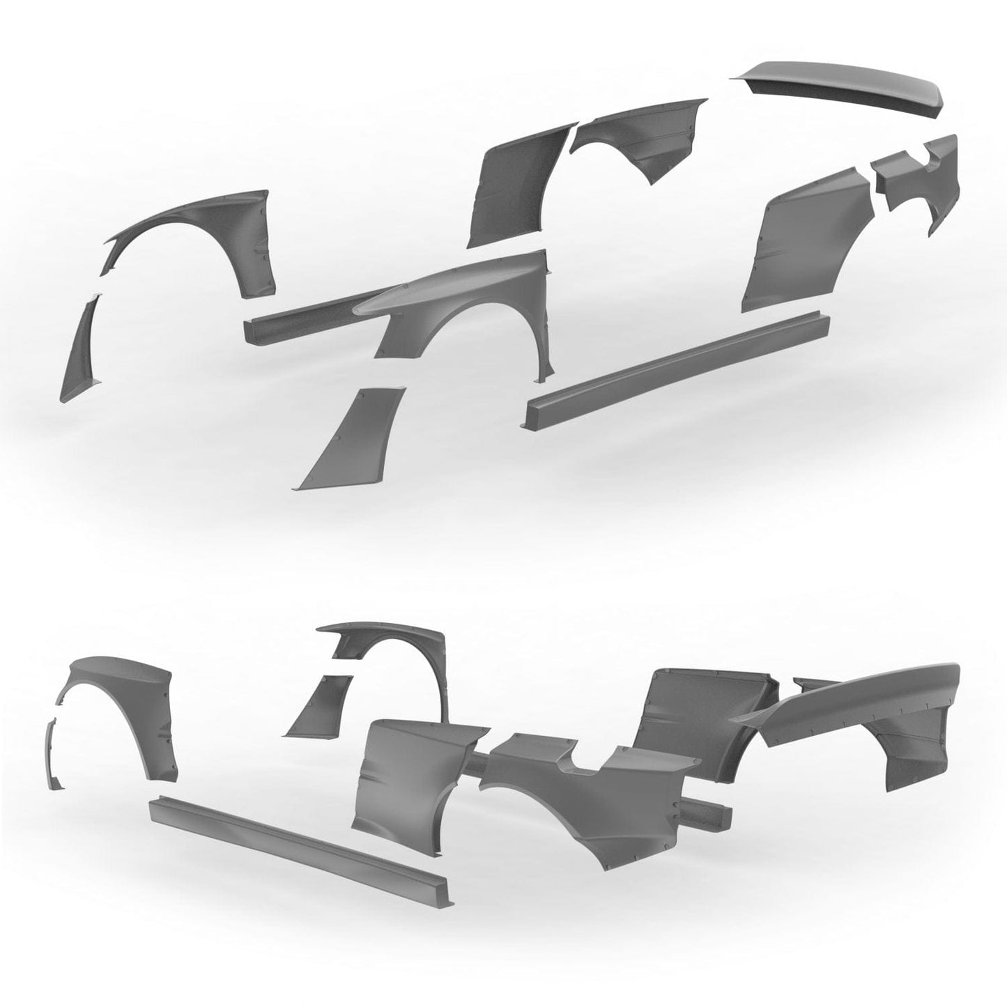 Clinched Mitsubishi Evolution Widebody kit