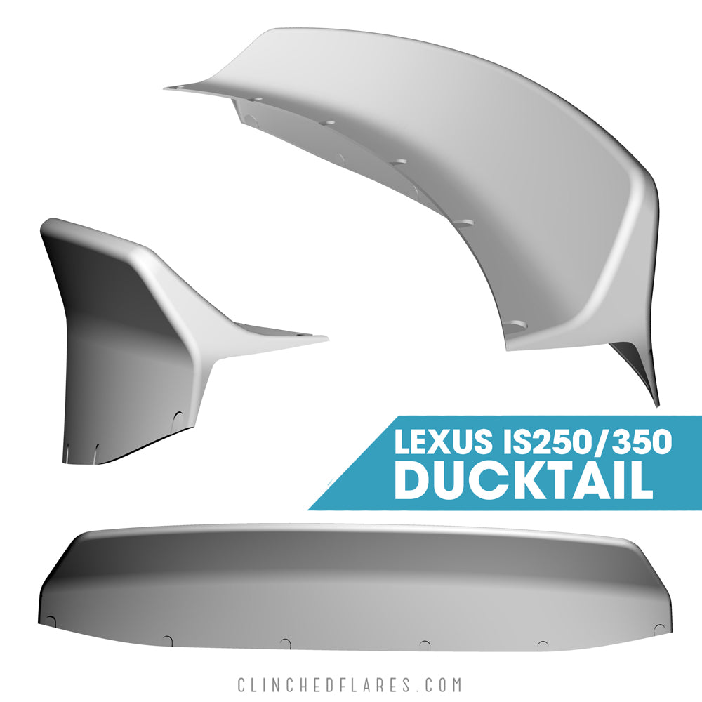 Clinched Lexus IS250/350 Ducktail Spoiler | ML Performance UK Car Parts