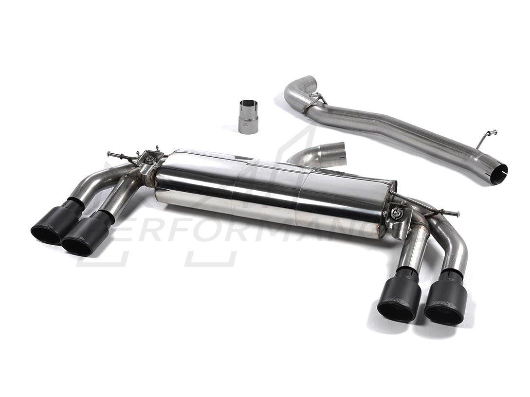 MillTek Audi 2.0TFSI 8S TTS Non-Resonated Cat-Back Exhaust - ML Performance UK