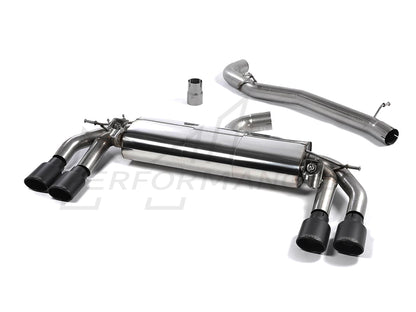 MillTek Audi 2.0TFSI 8S TTS Non-Resonated Cat-Back Exhaust - ML Performance UK