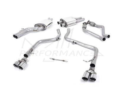 MillTek Audi B8 S4 Race Cat-Back Exhaust - ML Performance UK