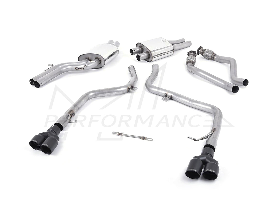 MillTek Audi B8 S4 Race Cat-Back Exhaust - ML Performance UK