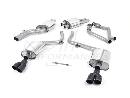 MillTek Audi B8 Resonated Cat-Back Exhaust (S4 & S5) - ML Performance UK