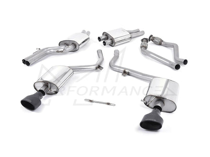 MillTek Audi B8 Resonated Cat-Back Exhaust (S4 & S5) - ML Performance UK