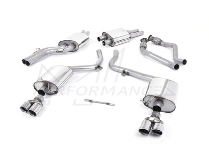 MillTek Audi B8 S5 Resonated Cat-Back Exhaust - ML Performance UK