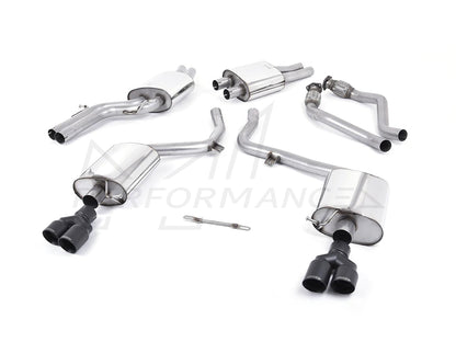 MillTek Audi B8 S5 Resonated Cat-Back Exhaust - ML Performance UK