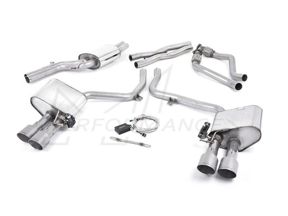 MillTek Audi B8.5 Valved Cat-Back Exhaust (S4 & S5) - ML Performance UK