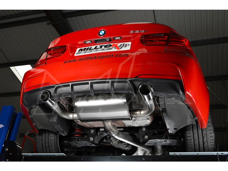 MillTek BMW N20 3" Full Exhaust System 3 Series F30 328i M sport - ML Performance UK