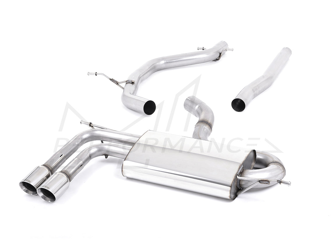 MillTek Volkswagen Audi DPF-Back Exhaust (Inc. 8P A3 & MK6 Golf GTD) - ML Performance UK
