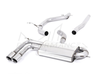 MillTek Volkswagen Audi DPF-Back Exhaust (Inc. 8P A3 & MK6 Golf GTD) - ML Performance UK