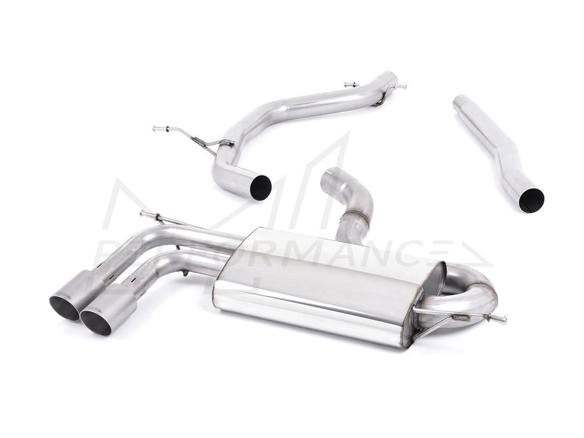 MillTek Volkswagen Audi DPF-Back Exhaust (Inc. 8P A3 & MK6 Golf GTD) - ML Performance UK