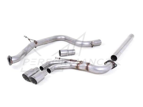 MillTek Volkswagen Golf MK7 GTD 2.0 TDI 185PS Cat-Back Exhaust - ML Performance UK