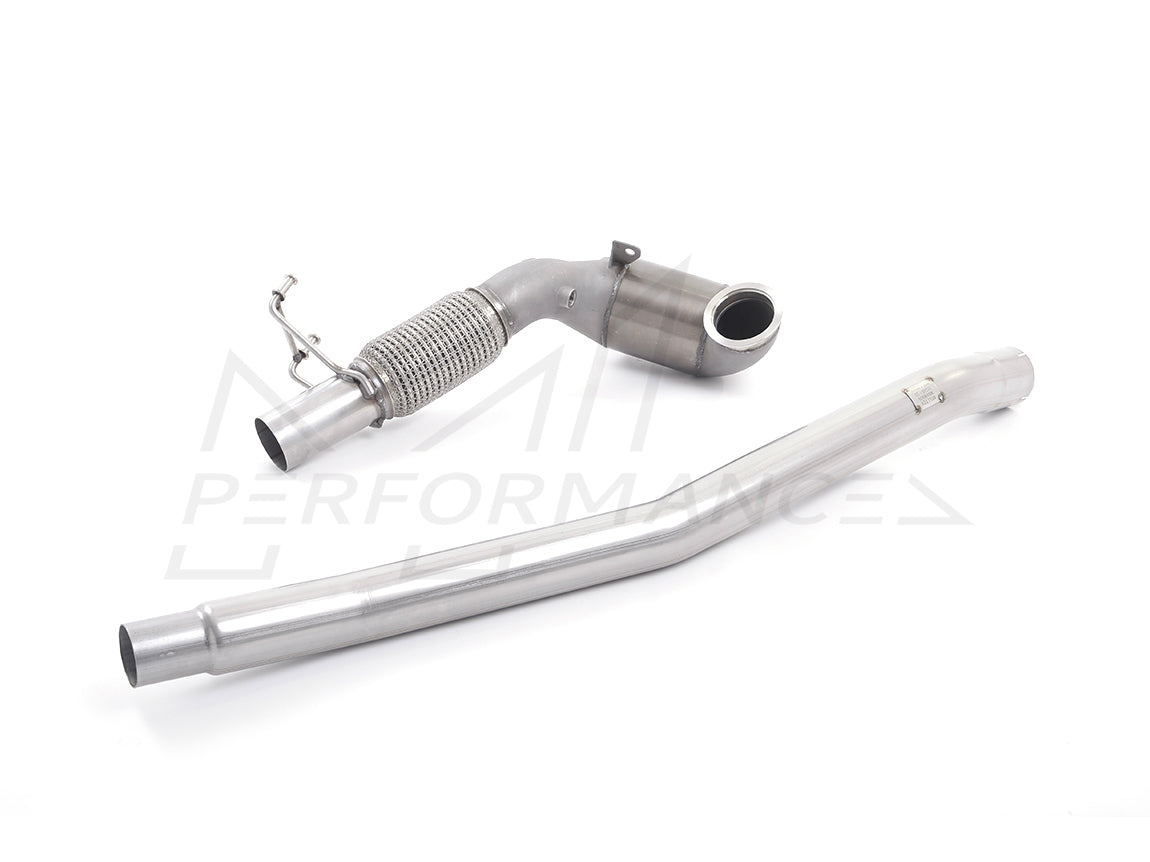 MillTek Volkswagen Golf MK7 R Estate / Variant 2.0 TSI 300PS Large Bore Downpipe and Hi-Flow Sports Cat - ML Performance UK