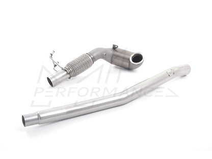 MillTek Volkswagen Golf MK7 R Estate / Variant 2.0 TSI 300PS Large Bore Downpipe and Hi-Flow Sports Cat - ML Performance UK