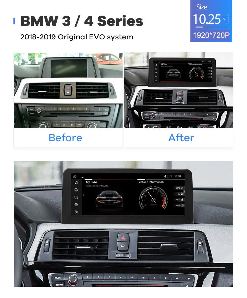 ML Performance BMW F20 F30 F32 F36 Android 11 Multimedia Player with CarPlay - EVO Version (Inc. M135i, 335i, 430ix & 440ix)