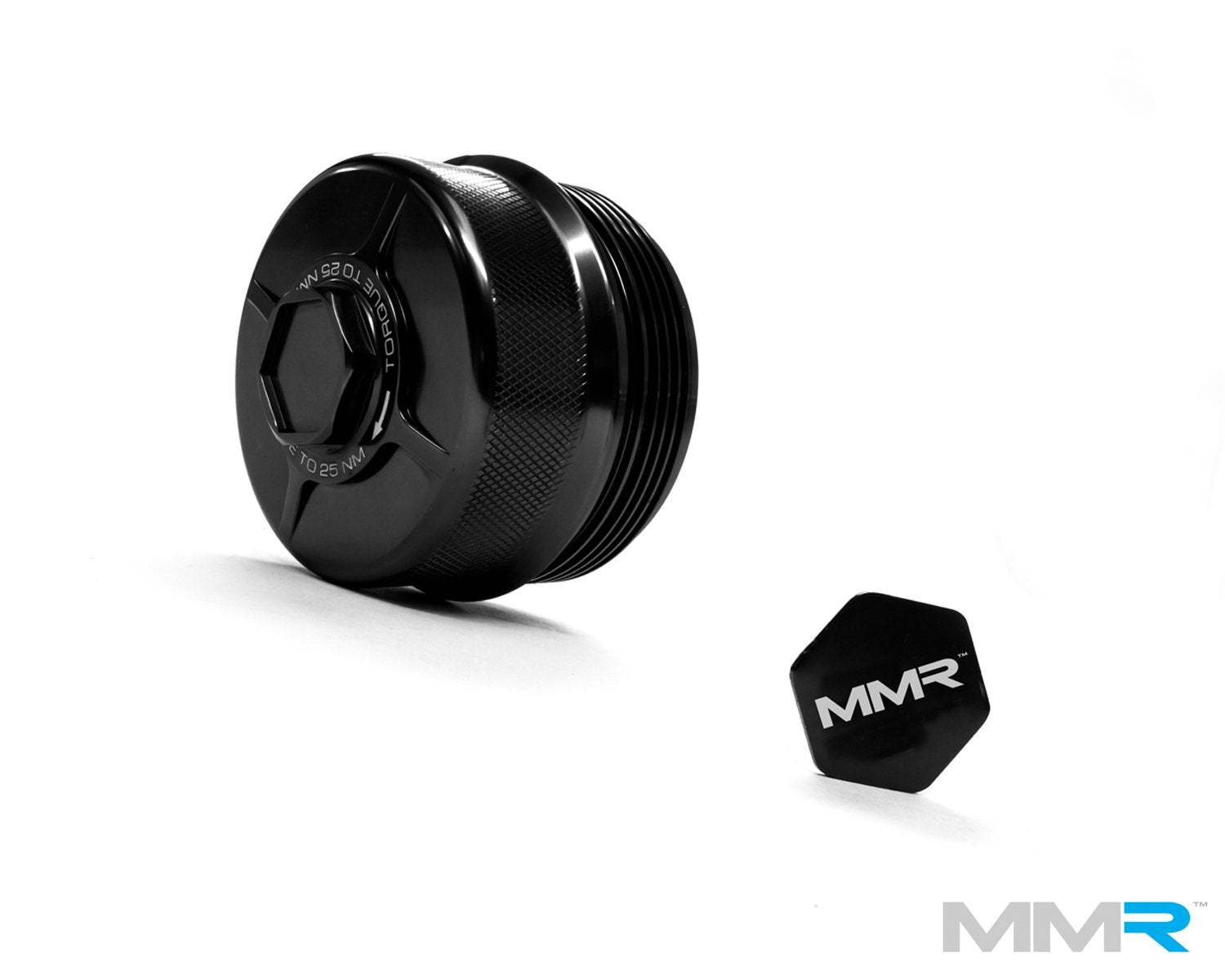 MMR BMW N20 N52 N54 N55 S55 Gloss Black Performance Billet Oil Filter Housing (Inc. 1M, 335i, 435i, M2 & M4) - ML Performance UK