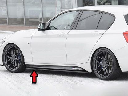 Rieger BMW 1 Series F20 Gloss Black Sideskirts (inc. M135i & M140i) - ML Performance UK