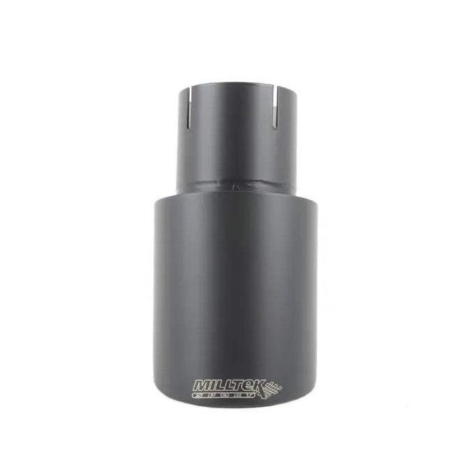 MillTek Audi BMW MINI VW 90mm GT90 Cerakote Black Exhaust Tip (Inc. RS3, Cooper S, M2 & M3)