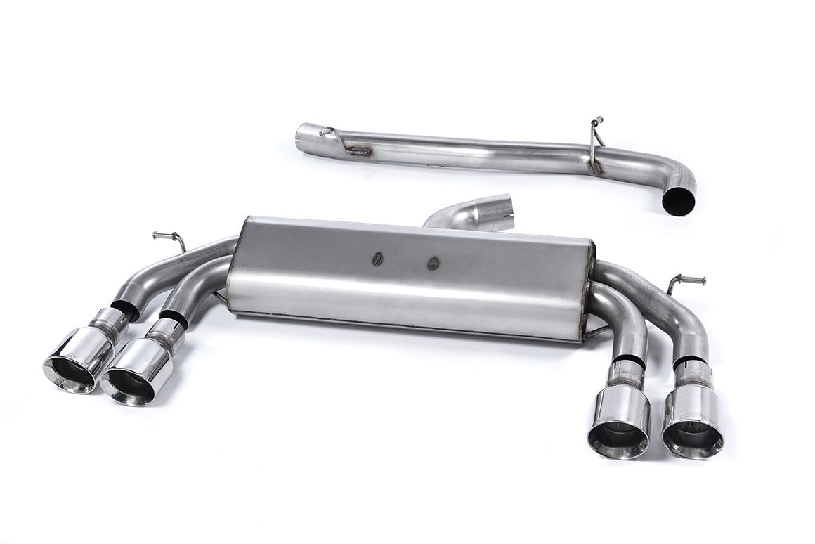 MillTek Audi 8V S3 Non-Resonated Cat-Back Exhaust (Non-Valved) - ML Performance UK