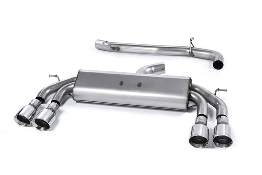 MillTek Audi 8V S3 Non-Resonated Cat-Back Exhaust (Non-Valved) - ML Performance UK