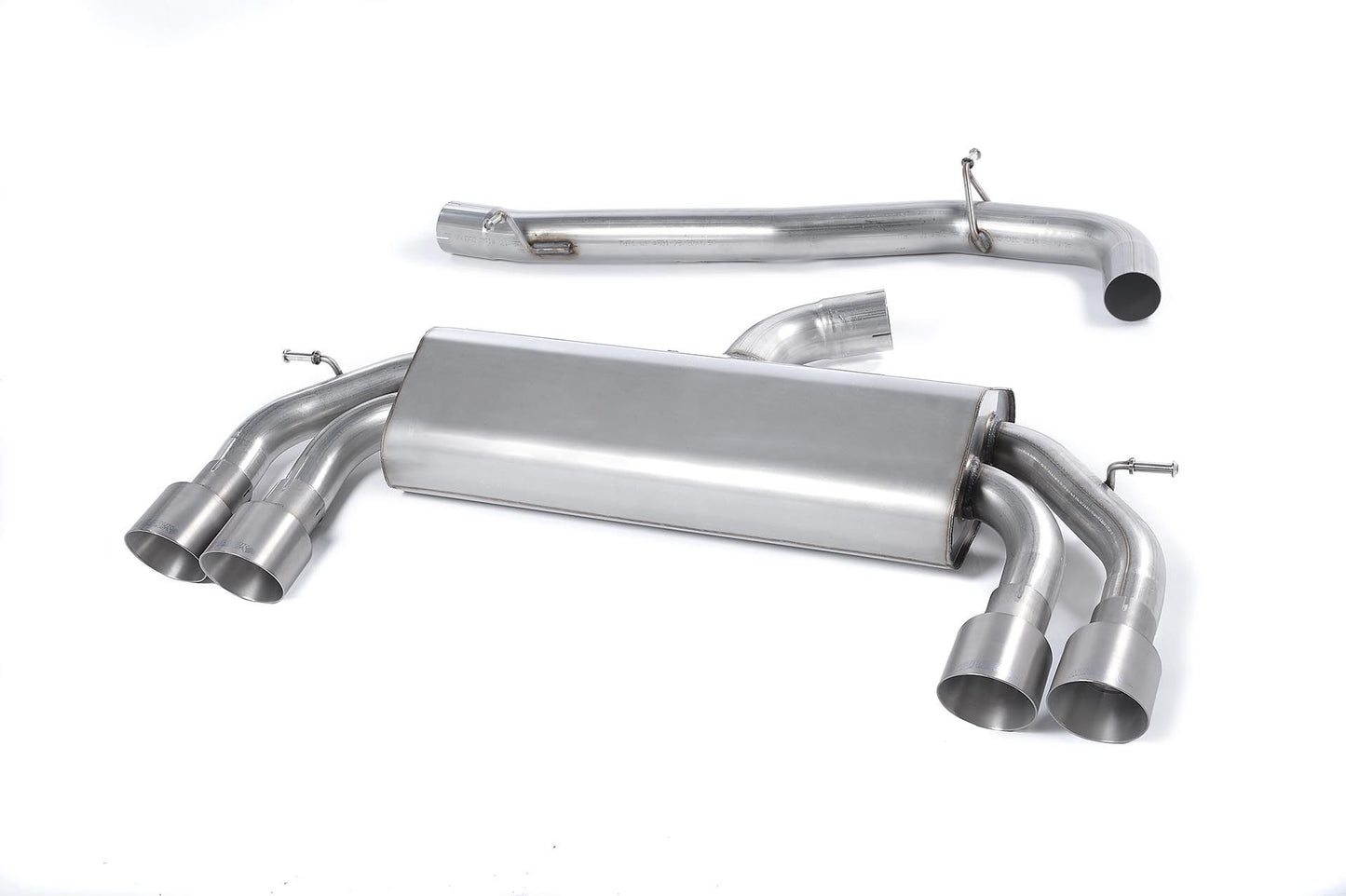 MillTek Audi 8V S3 Non-Resonated Cat-Back Exhaust (Non-Valved) - ML Performance UK