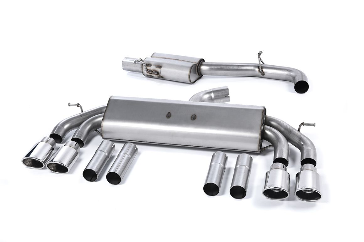 MillTek Audi 8V S3 Resonated Cat-Back Exhaust (Non-Valved) - ML Performance UK