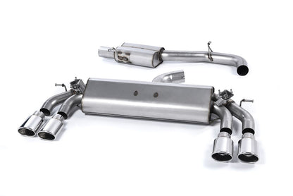 MillTek Audi 8V S3 Resonated Cat-Back Exhaust - ML Performance UK