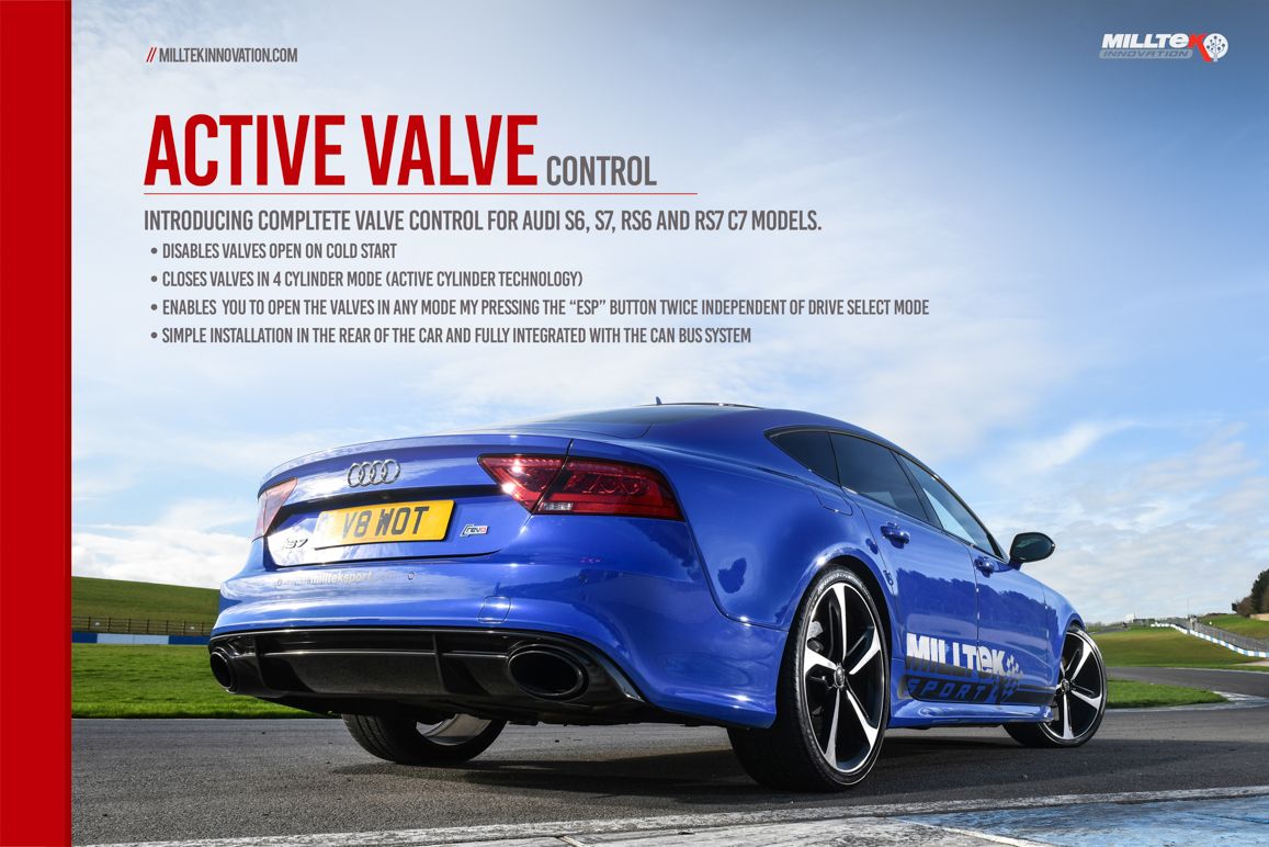 MillTek Audi Active Valve Control System - ML Performance UK