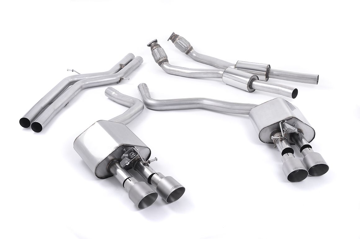 MillTek Audi C7 Sportback Valved & Non-Resonated Cat-Back Exhaust System (S6 & S7) - ML Performance UK