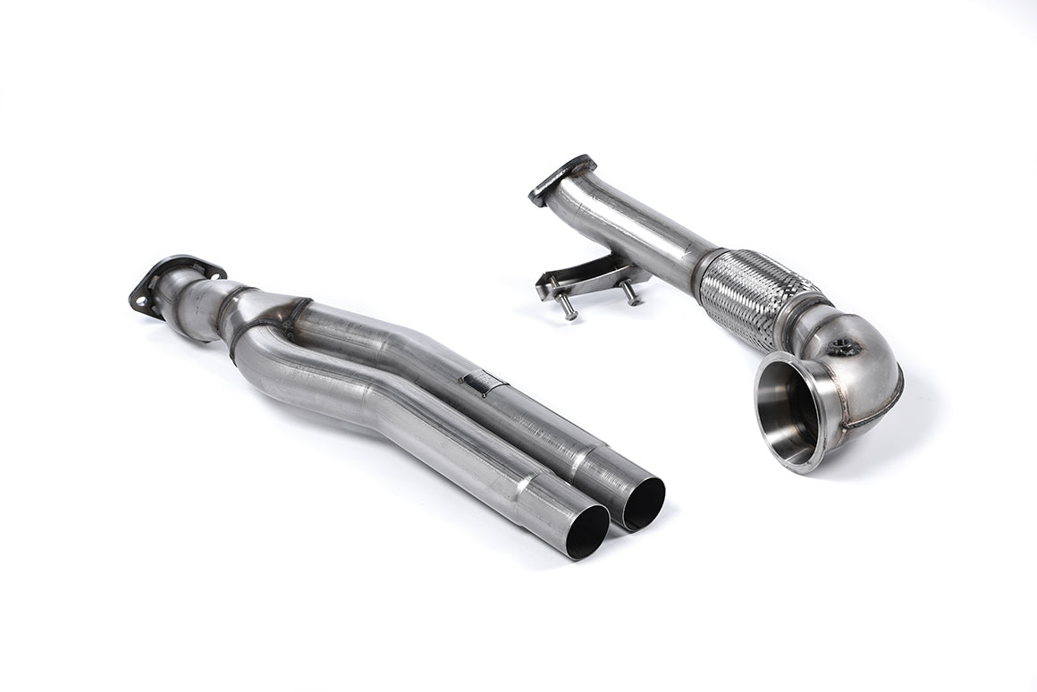 MillTek Audi RS3 SportBack Primary Catalyst Bypass Pipe and Turbo Elbow (8V MQB Pre-Facelift Only) - ML Performance UK
