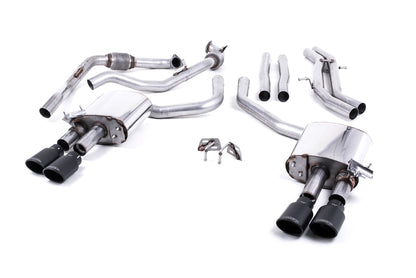 MillTek Audi B9 Non-Resonated Cat-Back Exhaust (S4 & S5) - Non Sport Diff Models
