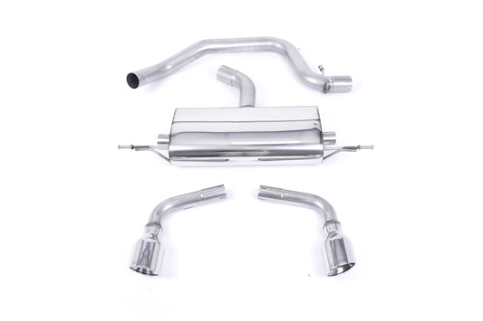 MillTek Audi 8J TTS MK2 Non-Resonated Cat-Back Exhaust (3.2 V6 Valance)- ML Performance UK