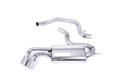 MillTek Audi TT MK2 Non-Resonated Cat Back Exhaust - ML Performance UK