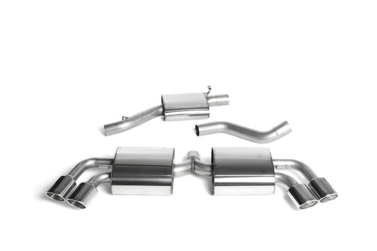 MillTek Audi 8J TTS Resonated Cat-Back Exhaust - ML Performance UK