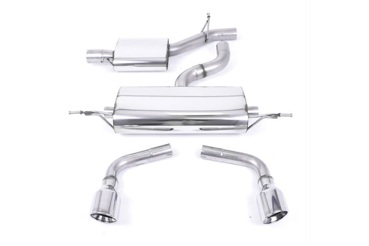 MillTek Audi TT MK2 Resonated Cat Back Exhaust - ML Performance UK