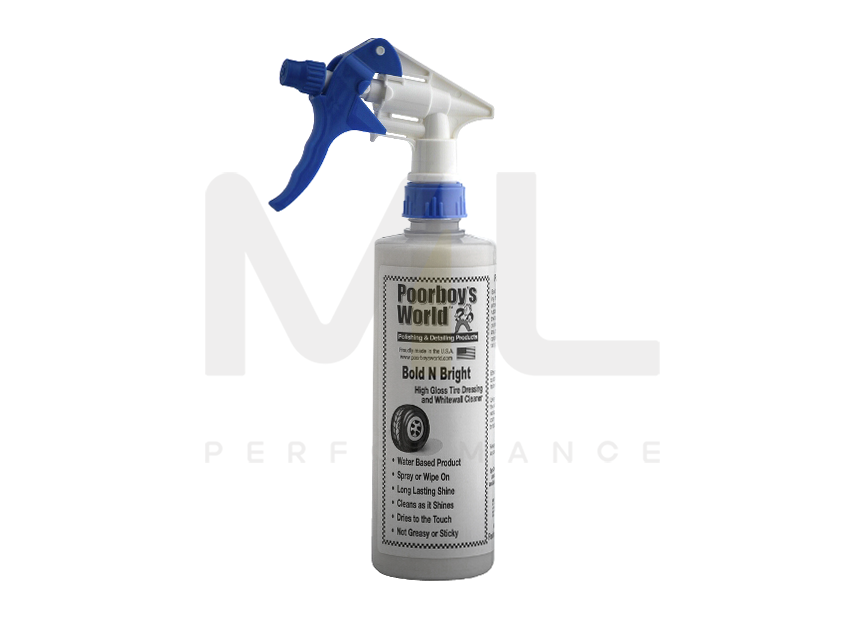 Poorboys Bold N Bright Tyre Dresssing 473Ml - ML Performance UK