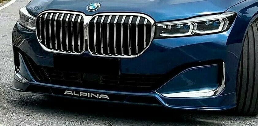 ProTuning BMW G11 G12 LCI Alpina B7 Front Bumper Lip Spoiler With Letters (Inc. 740i, 750i, 750Li & Alpina B7) - ML Performance UK