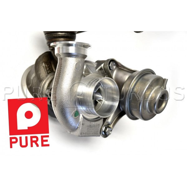 Pure Turbos BMW N54 Stage 2 Upgraded Hybrid Turbos V2 600 700whp