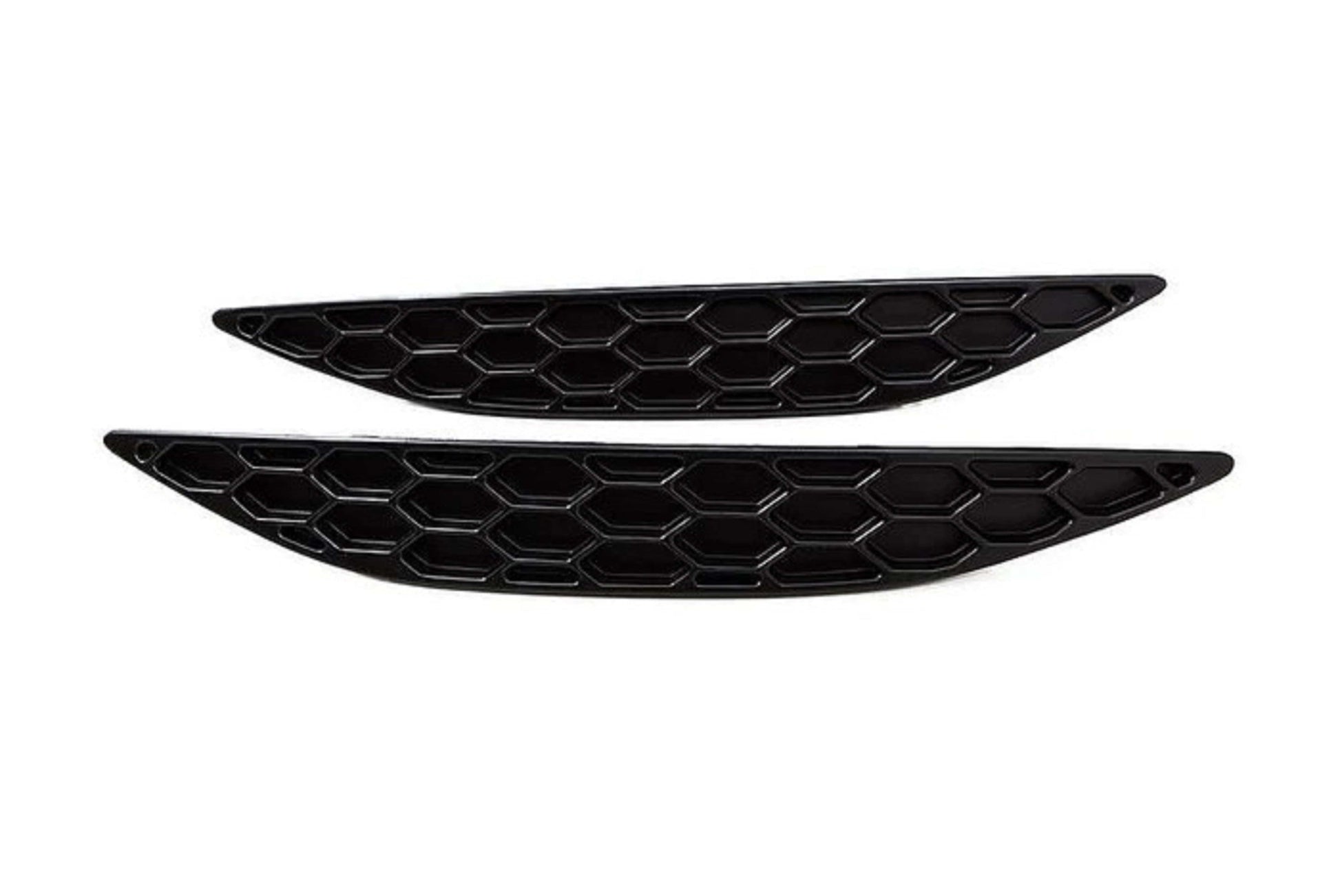Acexxon R03-10-2 VW Gloss Black Rear Reflector Insert Set - Honeycomb | ML Performance UK Car Parts