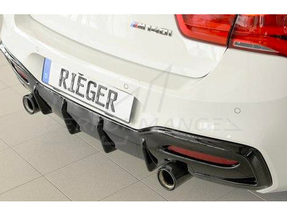 Rieger BMW 1 Series F20 F21 LCI Diffuser (inc. M135i & M140i) - ML Performace UK