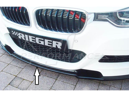 Rieger BMW F30 F31 Front Splitter (Inc. 320i, 335i & 340i) - ML Performance UK