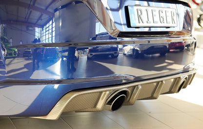 Rieger Audi 8S Rear Diffuser Insert (TT & TTS) - ML Performance UK