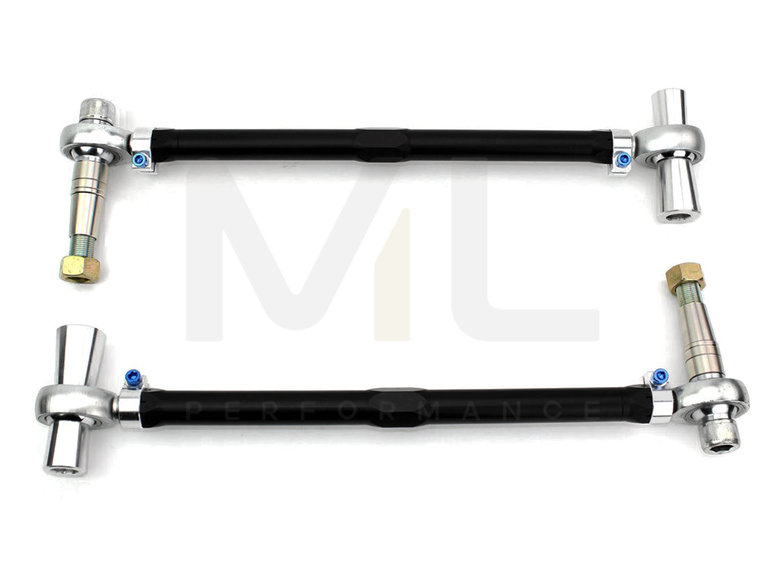 SPL Ford MK6 Mustang Titanium Offset Front Tension Rods -For increased steering angle | ML Performance UK 