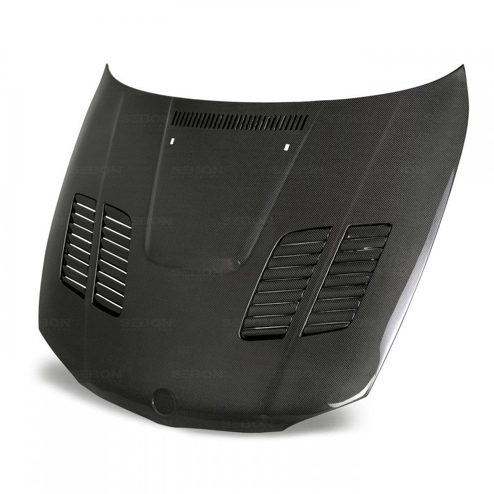Seibon BMW E82 E87 E88 GTR-Style Gloss Carbon Fibre Bonnet (Inc. 116i, 120i, 135i & 1M) - ML Performance UK