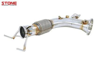 Stone Exhaust BMW B48E F40 F44 Catless Downpipe (M135ix & M235ix) | ML Performance UK