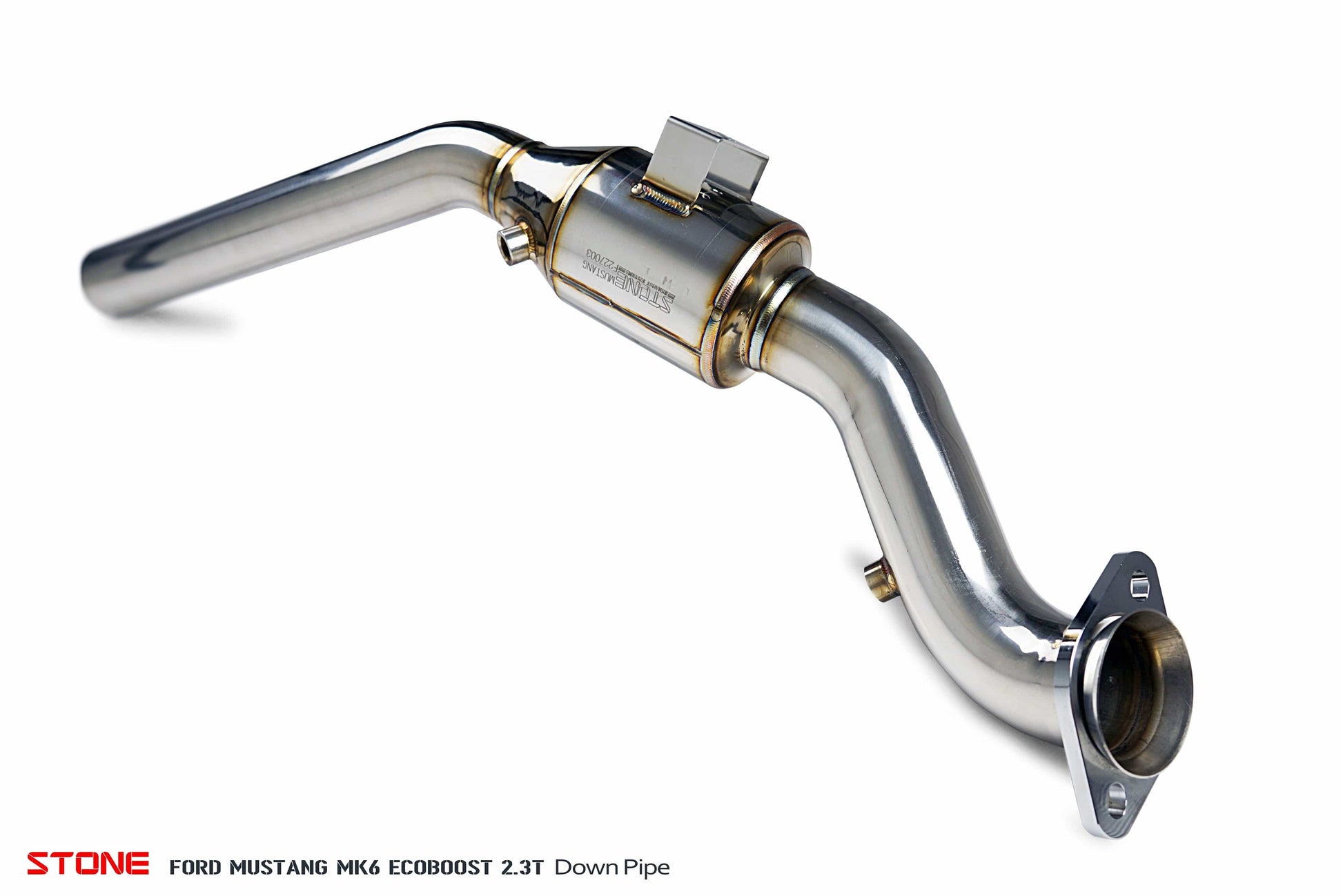 Stone Exhaust Ford MK6 Mustang 2.3T Ecoboost Eddy Catalytic Downpipe | ML Performance UK