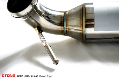 Stone Exhaust Mercedes-Benz M133 C/X117 W176 Eddy Catalytic Downpipe (Inc. A45 & CLA45/SB) | ML Performance UK